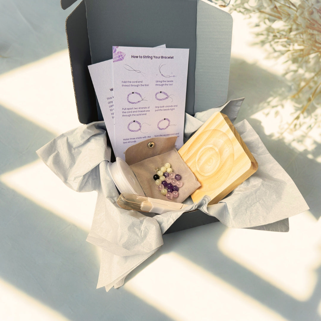 21-Day Inner Calm Kit - Mindfulness Bracelet DIY